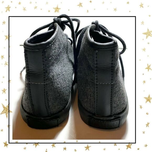 Polo Ralph Lauren Slate Gray Fabric Sneakers 2.5 - Picture 5 of 6